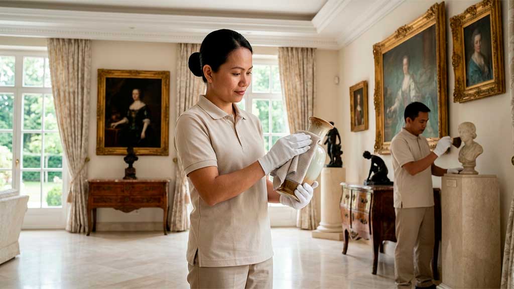 Il mantenimento di collezioni d'arte e antichità