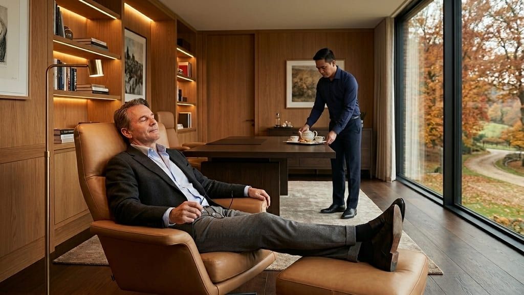 Executive burnout management from the home